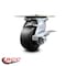 Service Caster 4 Inch Heavy Duty Polyolefin Caster with Roller Bearing and Brake SCC-35S420-POR-SLB - alternate 4